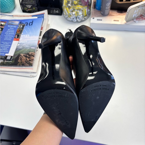 Stuart Weitzman Black Heeled Boots - Picture 4 of 4
